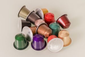 capsule de café pour faire des bijoux en matériaux recyclés